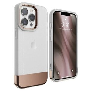 Чехол Elago GLIDE для iPhone 13 Pro, прозрачный/золотой