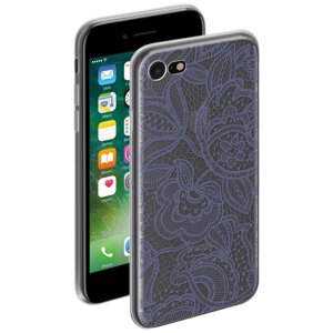Чехол Gel Art Case для Apple iPhone 7, Boho_Кружево темное, Deppa 103451