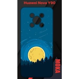 Чехол Huawei Nova Y90 / Хуавей Нова Ю90 с принтом