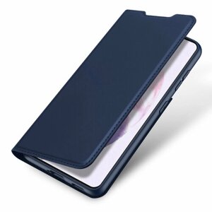 Чехол книжка для Samsung Galaxy S21 Plus / S30 Plus, Dux Ducis Skin Series, синий