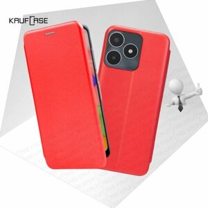 Чехол книжка KaufCase для телефона Realme C53 (RMX3760) (6.74"красный. Трансфомер