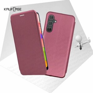 Чехол книжка KaufCase для телефона Samsung A24 4G (A245) (6.5"бордовый. Трансфомер