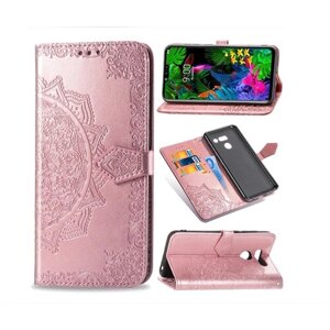 Чехол-книжка MyPads для Samsung Galaxy S8 SM-G9500 розовый с узорами женский детский