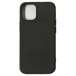 Чехол LuazON для телефона iPhone 12 mini, Soft-touch силикон, черный