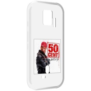 Чехол MyPads 50 Cent - Still On Top для ZTE Nubia Red Magic 7S Pro задняя-панель-накладка-бампер