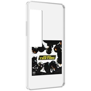 Чехол MyPads ASAP Rocky - TESTING для Meizu Pro 7 Plus задняя-панель-накладка-бампер