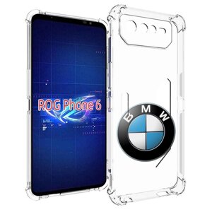 Чехол MyPads bmw-бмв-7 мужской для Asus ROG Phone 6 задняя-панель-накладка-бампер