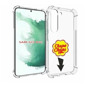 Чехол MyPads чупа чупс для Samsung Galaxy S23 Plus + задняя-панель-накладка-бампер