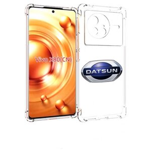 Чехол MyPads datsun мужской для Vivo X80 задняя-панель-накладка-бампер