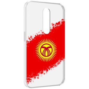 Чехол MyPads флаг Киргизии для Motorola Moto X Force (XT1585 / XT1581) задняя-панель-накладка-бампер