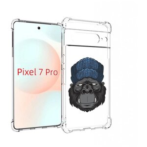Чехол MyPads Горила для Google Pixel 7 Pro задняя-панель-накладка-бампер