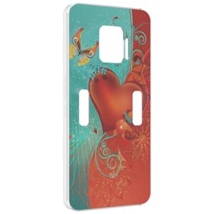 Чехол MyPads красивые-яркие-сердечки для ZTE Nubia Red Magic 7 Pro задняя-панель-накладка-бампер