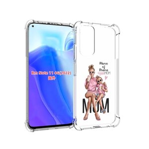 Чехол MyPads Мама-мечты женский для Xiaomi Redmi Note 11 4G ( Глобальная версия ) задняя-панель-накладка-бампер