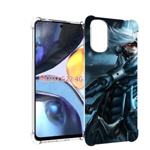 Чехол MyPads Metal Gear Rising Revengeance для Motorola Moto G22 4G задняя-панель-накладка-бампер