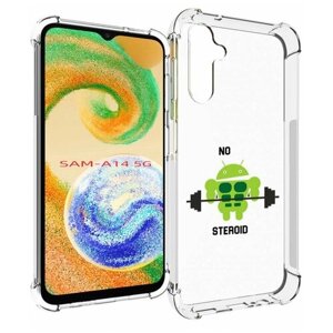 Чехол MyPads нет-стероидам для Samsung Galaxy A14 4G/ 5G задняя-панель-накладка-бампер