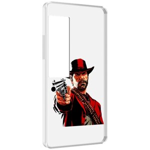 Чехол MyPads Red-Dead-Redemption-2-РДР-2 для Meizu Pro 7 Plus задняя-панель-накладка-бампер