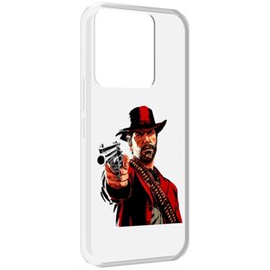 Чехол MyPads Red-Dead-Redemption-2-РДР-2 для Tecno Spark Go 2022 / Tecno Spark 8C задняя-панель-накладка-бампер