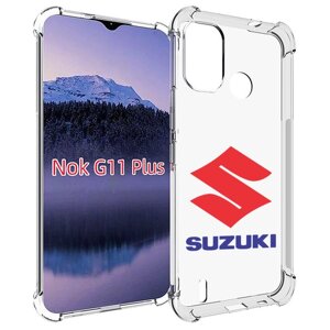 Чехол MyPads suzuki-сузуки-3 мужской для Nokia G11 Plus задняя-панель-накладка-бампер