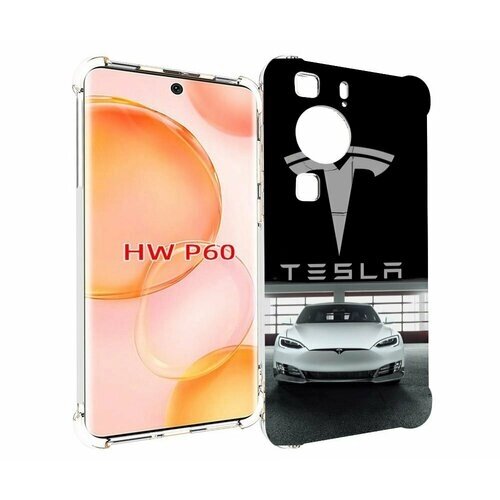 Чехол MyPads Тесла для Huawei P60 задняя-панель-накладка-бампер