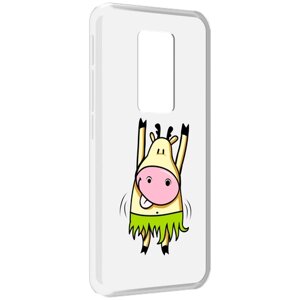 Чехол MyPads Веселая корова для Motorola Defy 2021 задняя-панель-накладка-бампер
