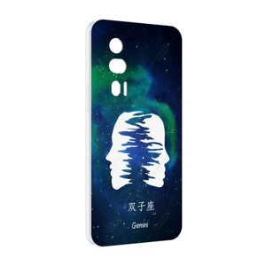 Чехол MyPads знак зодиака близнецы 6 для Xiaomi Redmi K60 задняя-панель-накладка-бампер