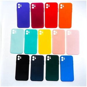 Чехол на айфон 12 Mini Silicone WS (цвета в ассортименте)