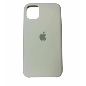 Чехол на iPhone 11, силиконовый, покрытие SoftToych, ударопрочный, Светлый Белый