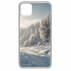 Чехол-накладка Krutoff Clear Case Снег для iPhone 11 Pro Max