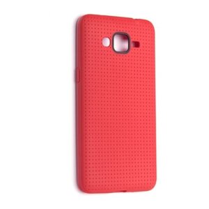 Чехол силиконовый для Samsung Galaxy Grand Prime G530H Fascination Case (Красный матовый)