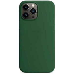 Чехол силиконовый Red Line для iPhone 14 Pro Max, для MagSafe с микрофиброй, Pine Green
