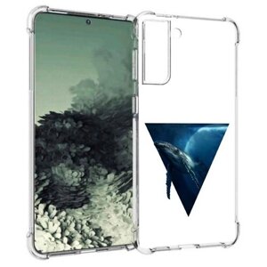 Чехол задняя-панель-накладка-бампер MyPads 3D кит для Samsung Galaxy S21+ plus (SM-G996) противоударный