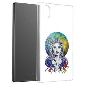 Чехол задняя-панель-накладка-бампер MyPads девушка с красивыми волосами для Sony Xperia X/X Dual 5.0 противоударный