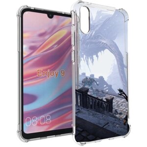Чехол задняя-панель-накладка-бампер MyPads Divinity Original Sin II для Huawei Enjoy 9/Huawei Y7 (2019)/Honor 8C противоударный