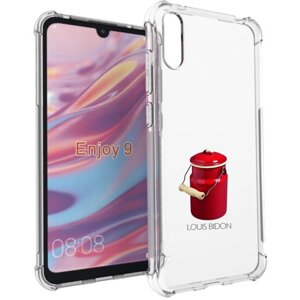 Чехол задняя-панель-накладка-бампер MyPads Louis-bidon для Huawei Enjoy 9/Huawei Y7 (2019)/Honor 8C противоударный