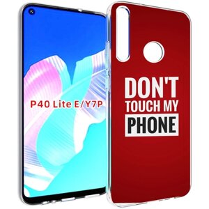 Чехол задняя-панель-накладка-бампер MyPads Мой-телефон для Huawei P40 Lite E/Huawei Y7p/Honor Play 3/Enjoy 10 противоударный