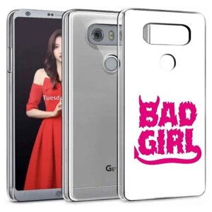 Чехол задняя-панель-накладка-бампер MyPads плохая девочка для LG G5 H860N/H850 5.3 противоударный