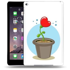 Чехол задняя-панель-накладка-бампер MyPads Растение любви 14 февраля для Apple iPad Air 2 (A1566/A1567) противоударный