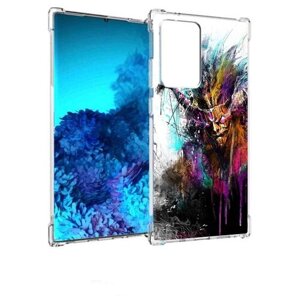 Чехол задняя-панель-накладка-бампер MyPads яркий дьявол для Samsung Galaxy Note 20 Ultra (SM-N985F)/Note 20 + Plus противоударный