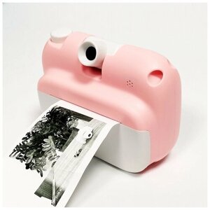 Детский фотоаппарат Optim с моментальной печатью фотографий, розовый