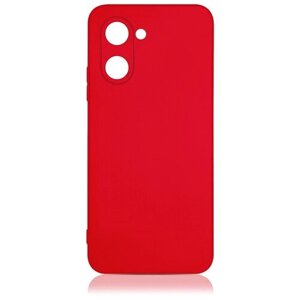 DF / Силиконовый чехол для телефона Realme C33 на смартфон Реалми Си33 DF rmCase-24 (red) / красный