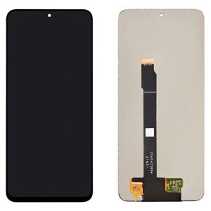 Дисплей (экран) в сборе с тачскрином для Huawei Honor X8 черный / 1080х2388