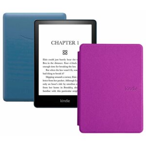Электронная книга Amazon Kindle PaperWhite 2021 16Gb Ad-Supported Denim с обложкой ReaderONE PaperWhite 2021 Purple