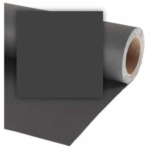 Фон бумажный Vibrantone 1,35х6м Black 10, черный