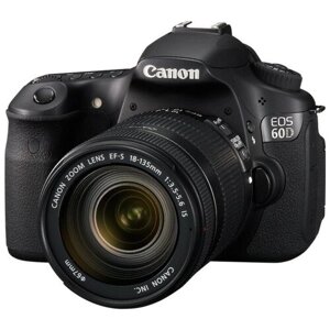 Фотоаппарат Canon EOS 60D Kit EF-S 18-135mm f/3.5-5.6 IS, черный