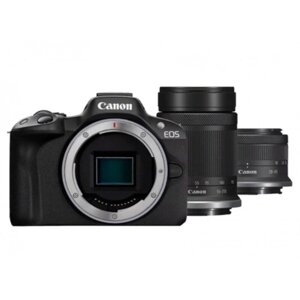 Фотоаппарат Canon EOS R50 Kit RF-S 18-45mm + RF-S 55-210mm
