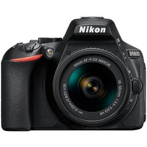 Фотоаппарат Nikon D5500 Kit AF-P DX 18-55mm F/3.5-5.6G VR, черный