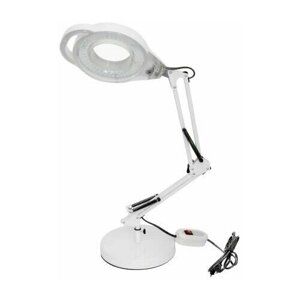 Global Fashion Лампа лупа настольная диодная для педикюра и маникюра на штативе LED SP-33