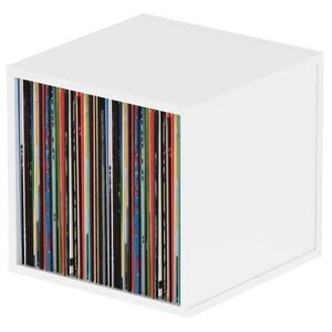 Glorious Record Box White 110 подставка, система хранения виниловых пластинок 110 шт. Цвет белый