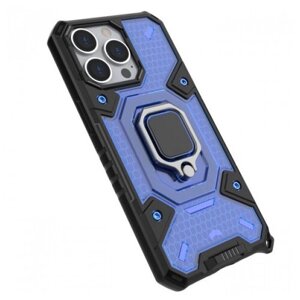 Honeycomb Armor Противоударный чехол с защитой камеры и кольцом для iPhone 13 Pro