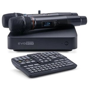 Караоке система для дома Studio Evolution EVOBOX Plus Black (Микрофоны в комплекте!